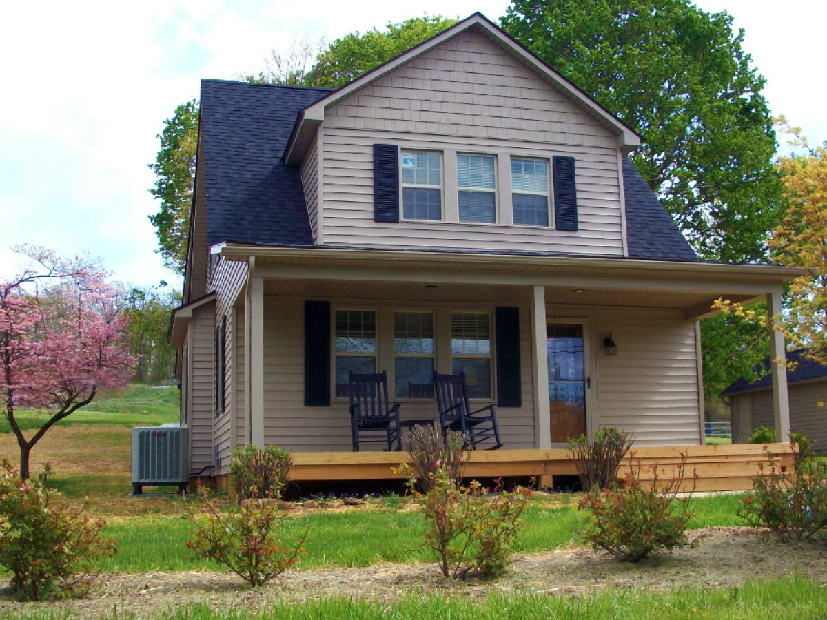 a large lawn in front of a house
